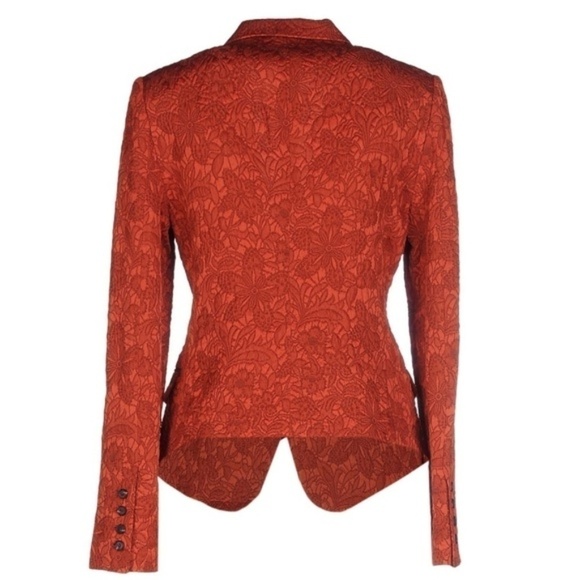 BLACK Elizabeth and James Textured Blazer Black 6 - Picture 7 of 8